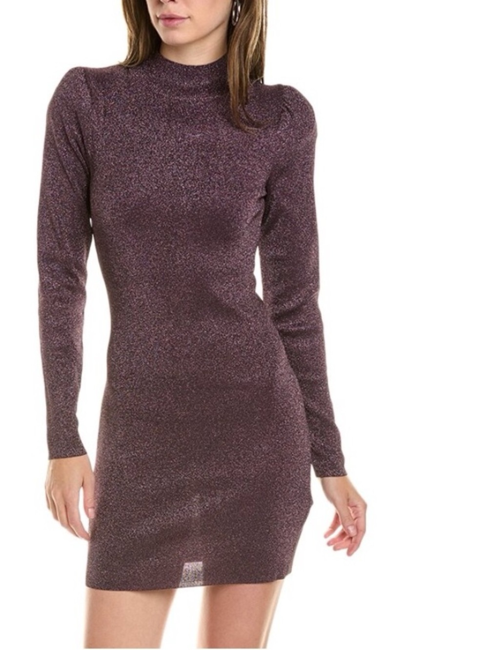 ASTR the Label. Tillie Mini Dress. Pink/Black Shimmer. Size Large.